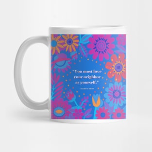 Love quote from Matthew 22:39 Mug